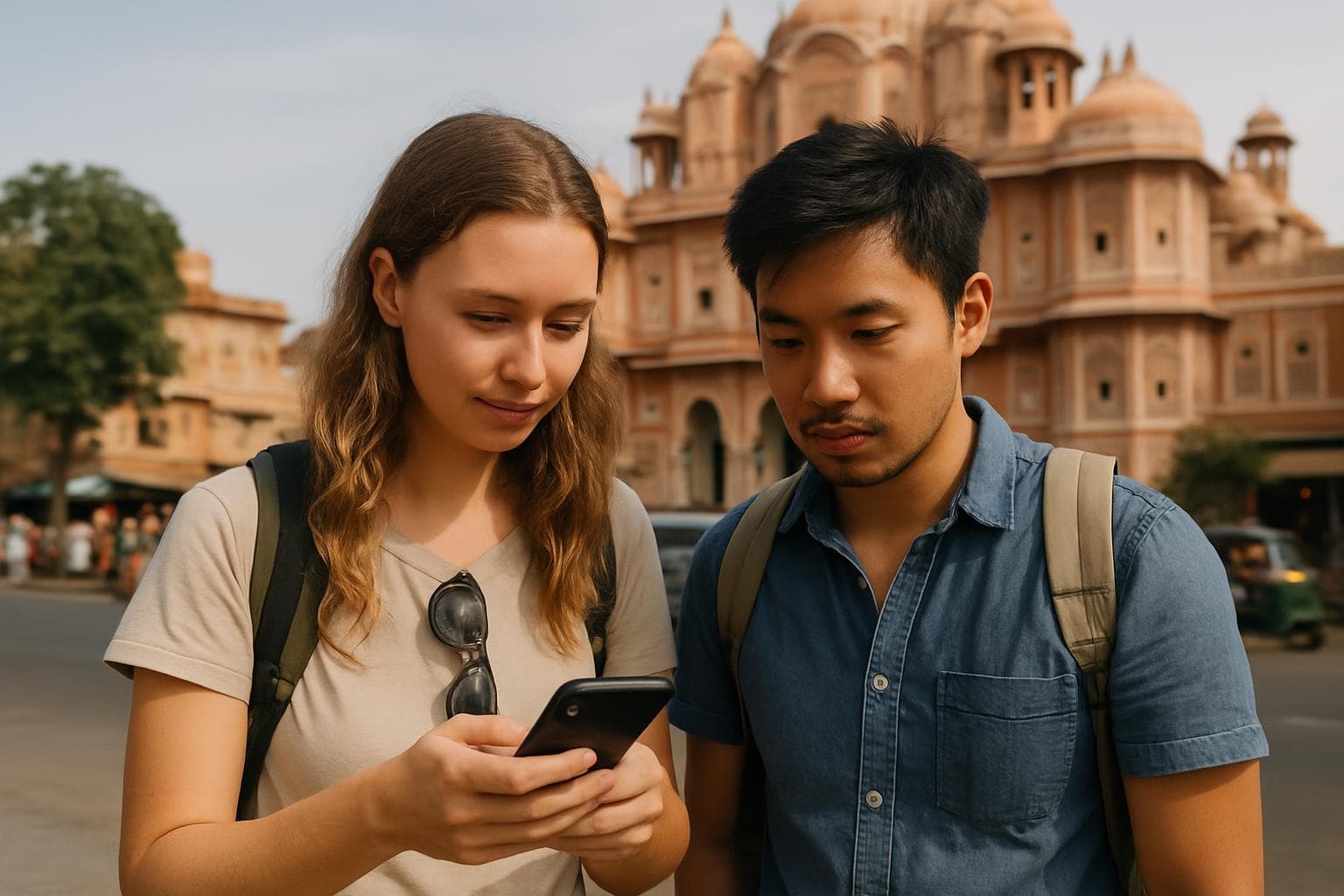 Travelers using eSIMs in India